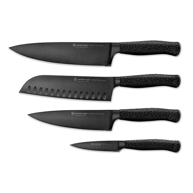 WÜSTHOF Performer Black Knife Block Set 5 Piece