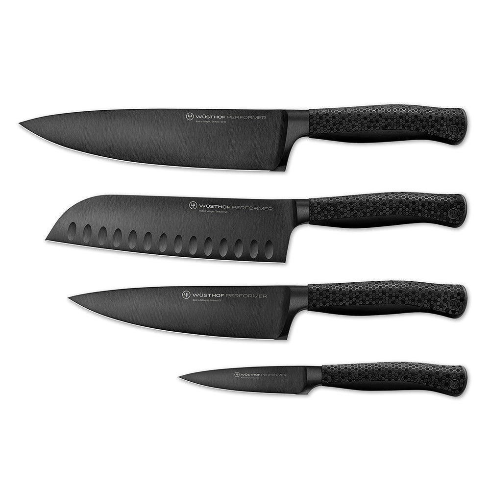 WÜSTHOF Performer Black Knife Block Set 5 Piece